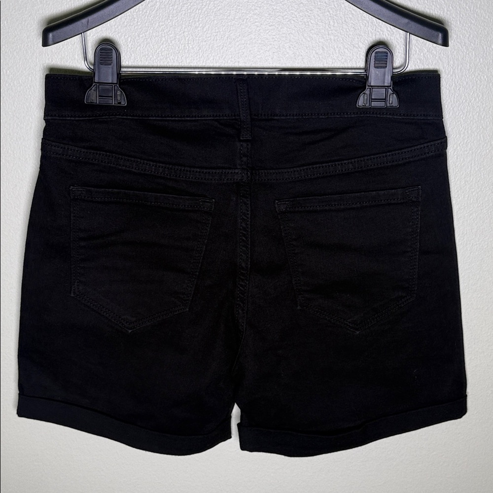 Old Navy Black Denim Shorts - Size 6 - NWT - Picture 3 of 7
